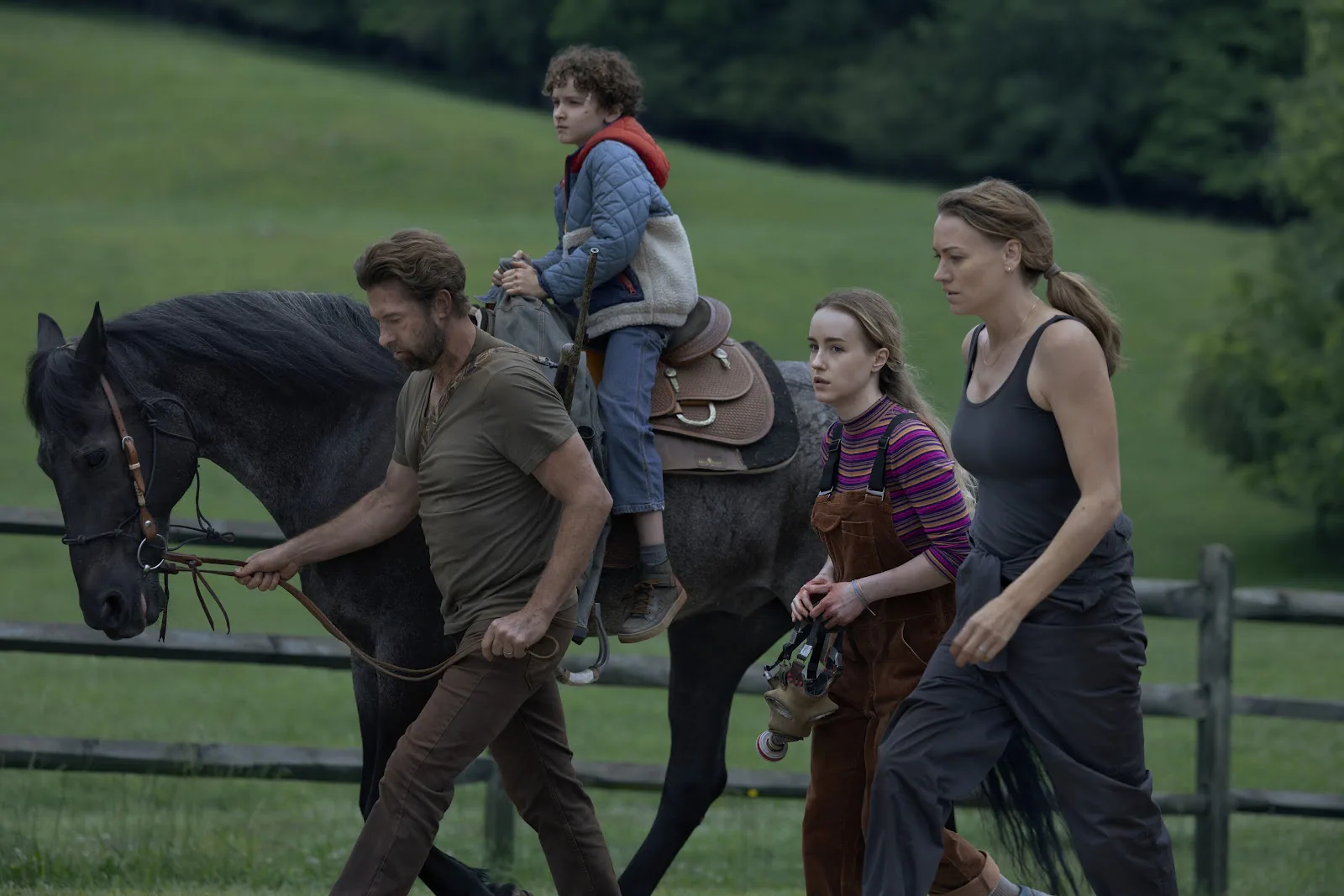 James and the Chenoweth family at the ranch in Teacup