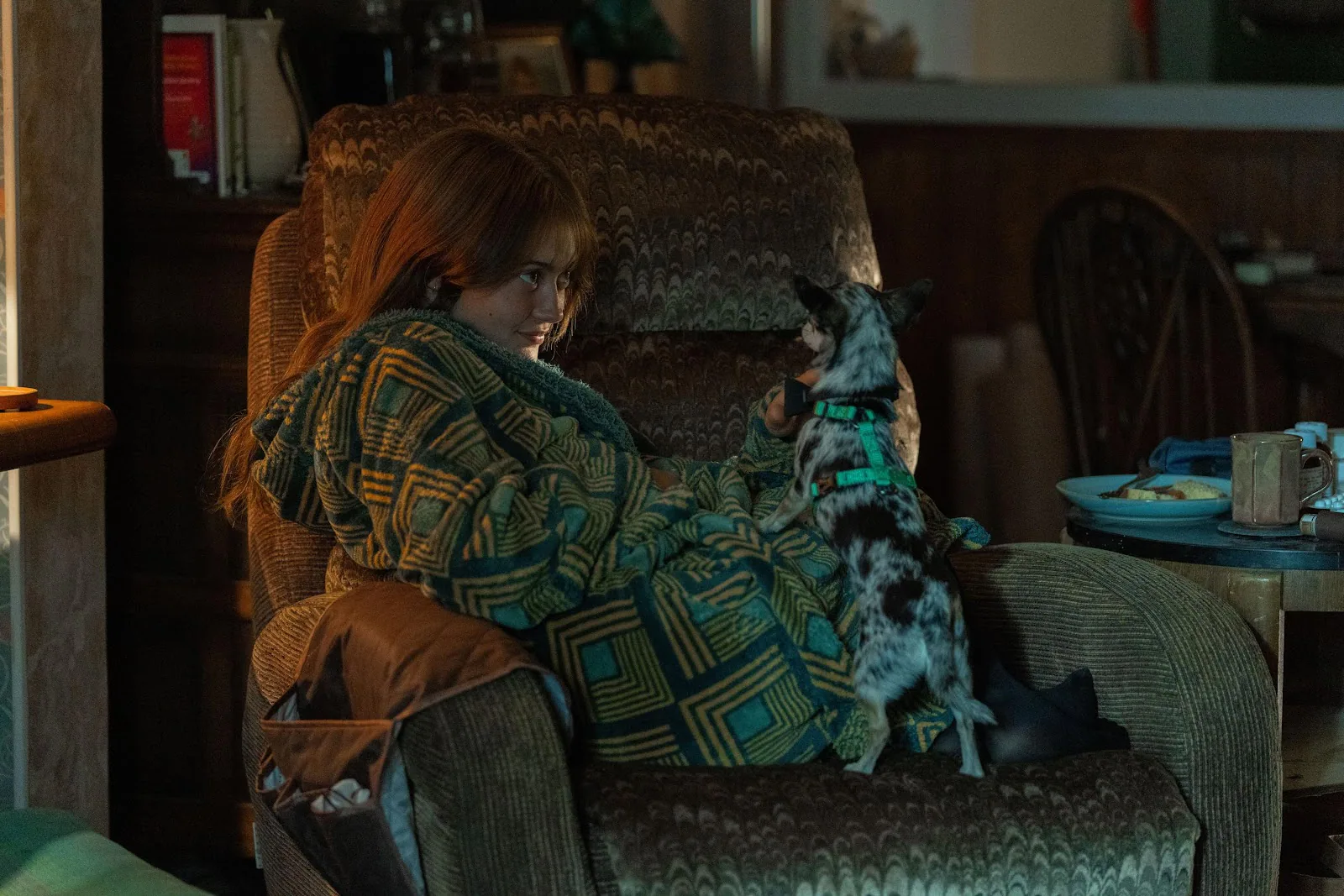 Detective Marina Farrar and Rhiannon in a tense exchange in the Sweetpea Season 1 finale