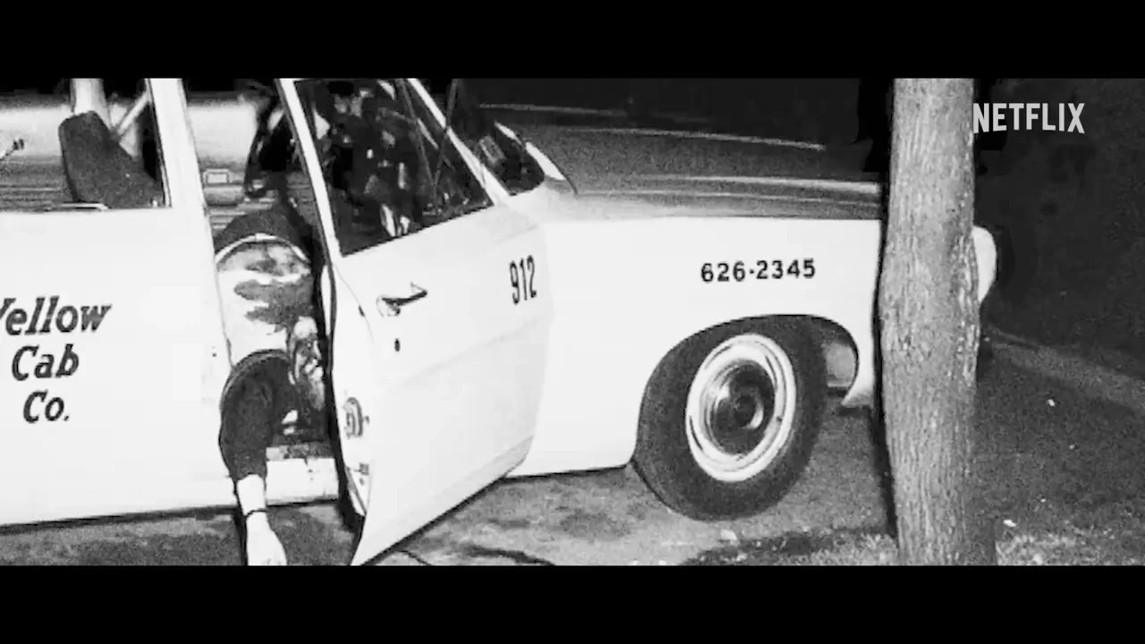 Documentary still from This Is the Zodiac Speaking showing archival material from the Zodiac investigation
