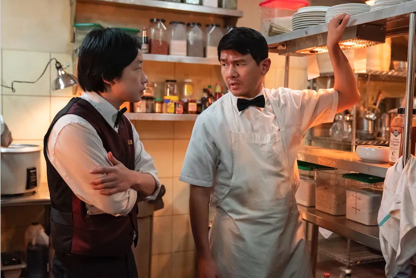 A scene from Interior Chinatown showing the world of the series