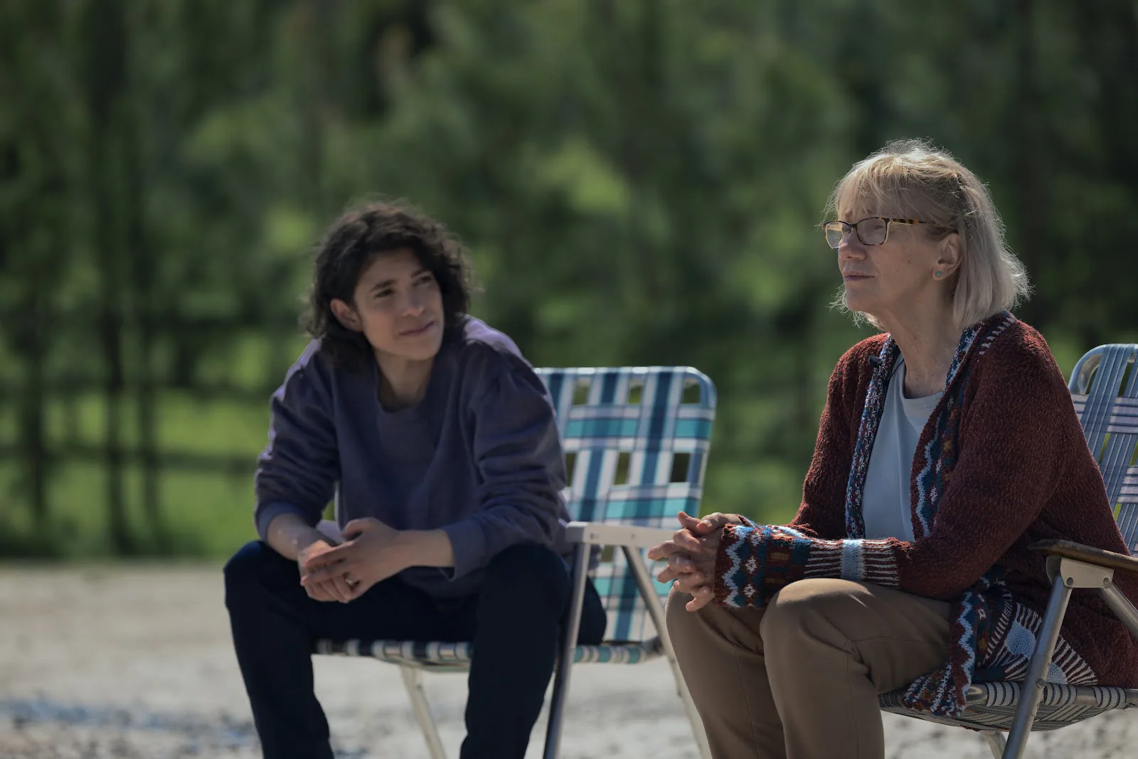 Kathy Baker and Diany Rodriguez in Teacup