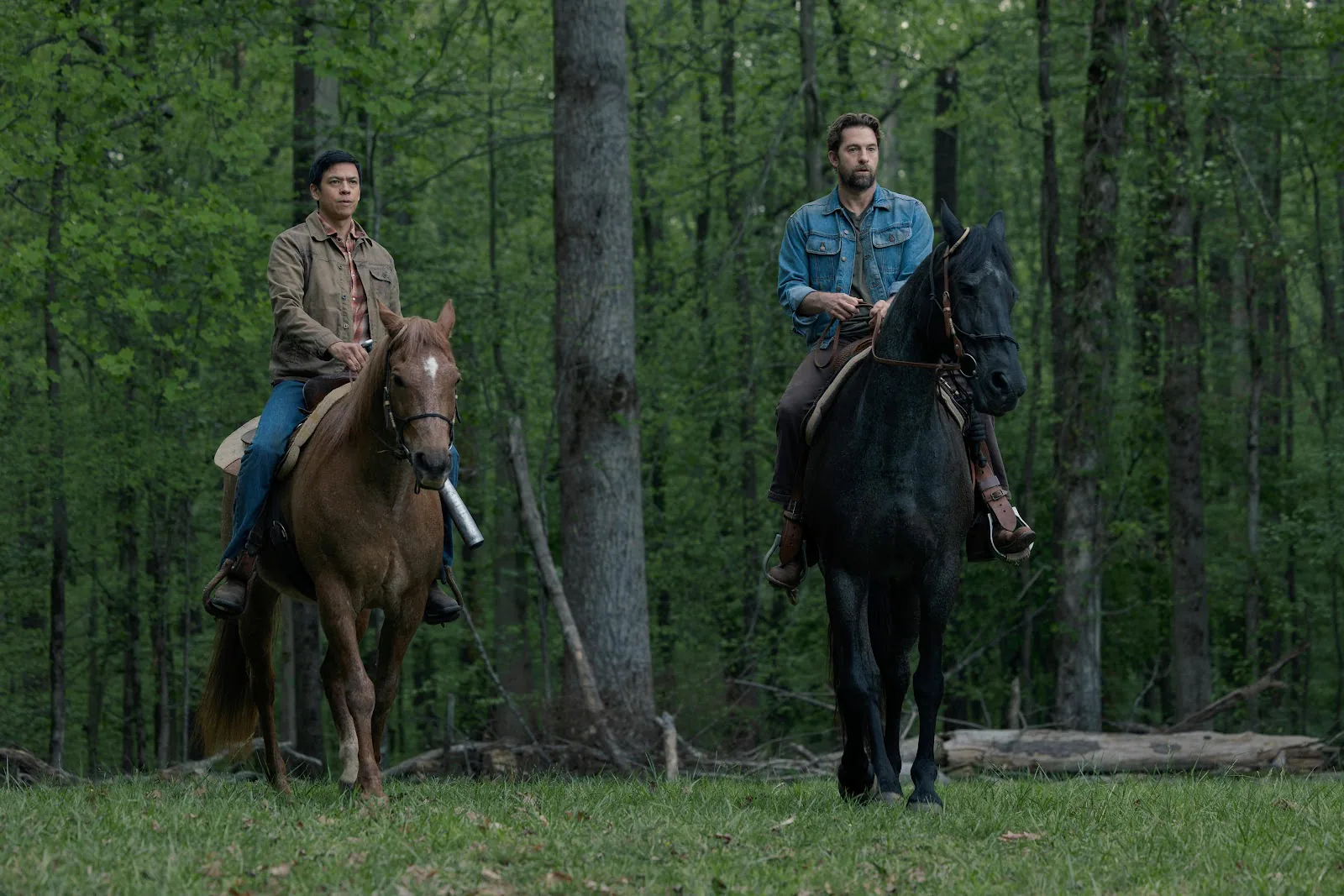 Scott Speedman and Chaske Spencer in Teacup