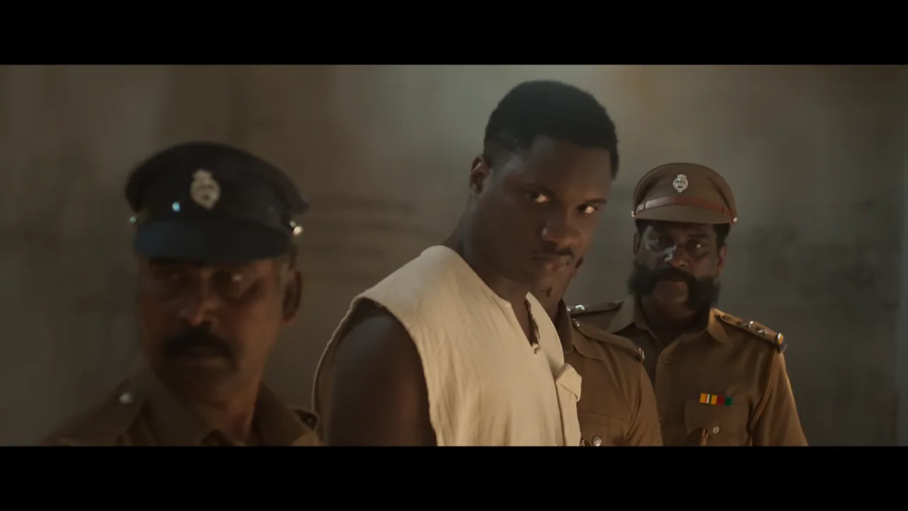 Selvaraghavan as the gangster Sigamani in Sorgavaasal (2024)