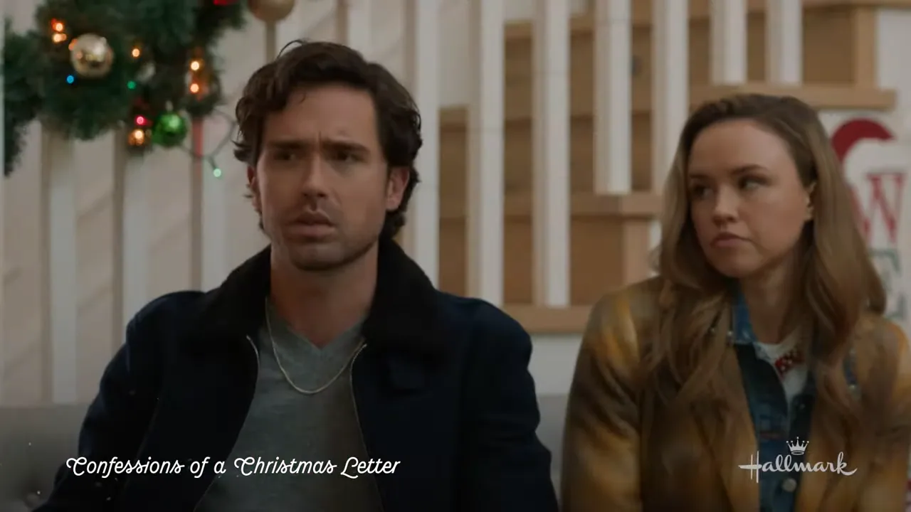 Holiday set dressing transforming a Vancouver neighborhood for the production