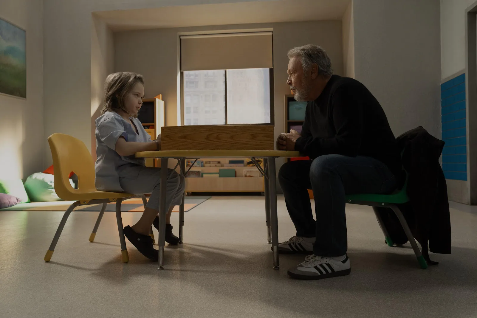 Production still from Before (2024), filmed in Warren County, New Jersey